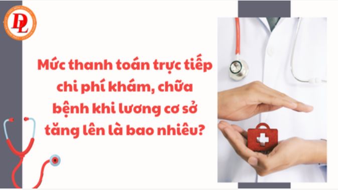 Mức thanh toán trực tiếp chi phí khám, chữa bệnh khi lương cơ sở tăng lên là bao nhiêu?