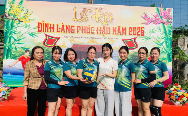 Xuân Bính Ngọ - Họ Lê giao bóng đá - bòng chuyền Lễ hội Đình Làng Phúc Hậu năm 2026